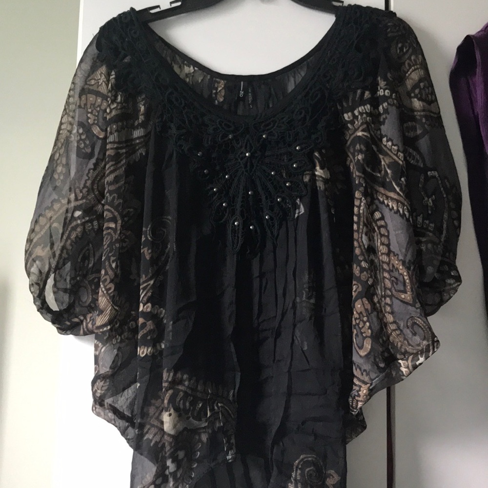 Sheer shirt